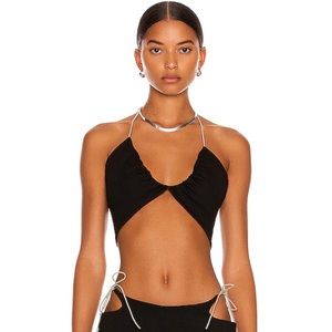 Miaou Iris Top in Black